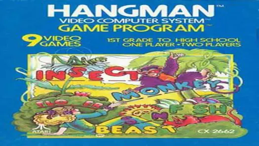 Hangman (1978) (Atari) game