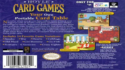 Hoyle Card Games game