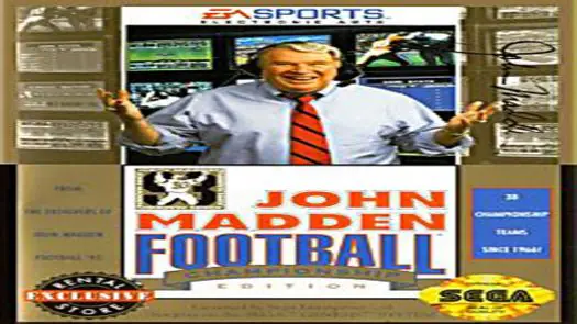 John Madden Football 93 - Championship Edition game