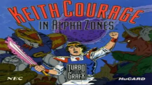 Keith Courage In Alpha Zones game