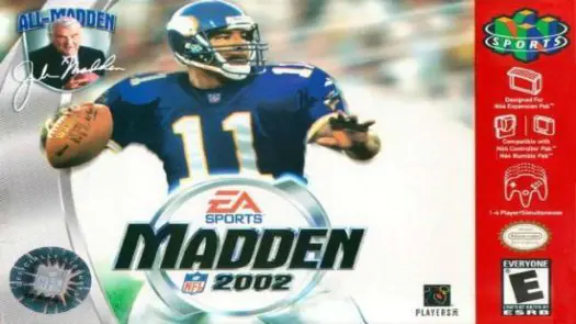 Madden NFL 2002 game