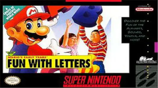 Mario's Early Years - Fun With Letters game