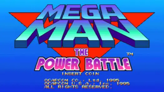 Mega Man - The Power Battle (CPS1, USA 951006) game