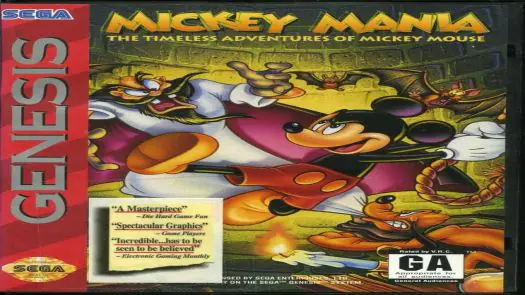 Mickey Mania - The Timeless Adventures Of Mickey Mouse game