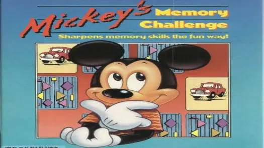 Mickey's Memory Challenge game