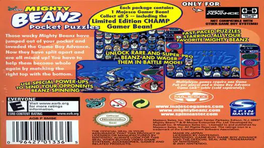 Mighty Beanz Pocket Puzzles game