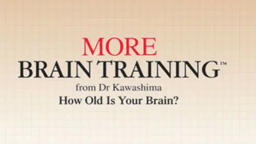 More Brain Training from Dr Kawashima - How Old Is Your Brain (E)(FireX) game