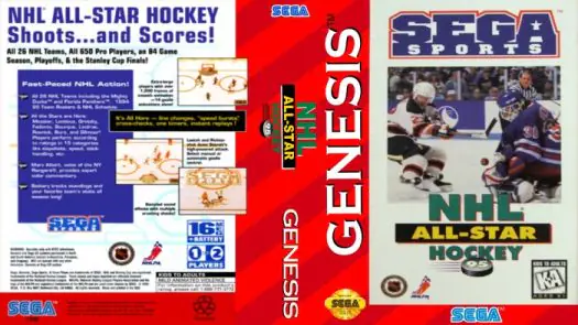 NHL All-Star Hockey 95 game