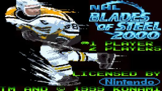 NHL Blades Of Steel 2000 game