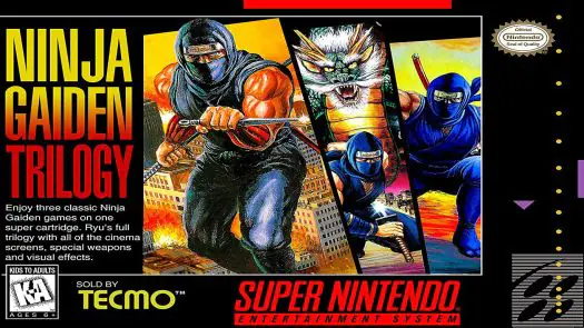  Ninja Gaiden Trilogy game