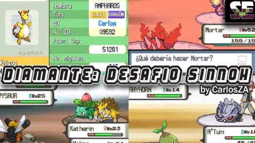 Pokemon Diamante: Desafio Sinnoh game