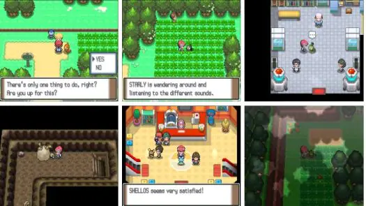 Pokemon Following Platinum game