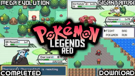 Pokemon Legend’s Red Game