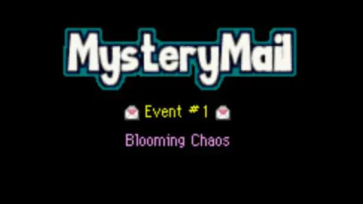 Pokemon Mystery Mail: Blooming Chaos game