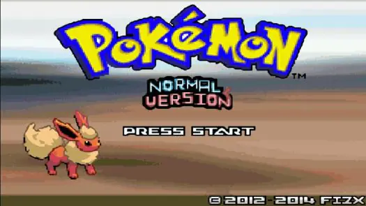 Pokemon Normal Version game