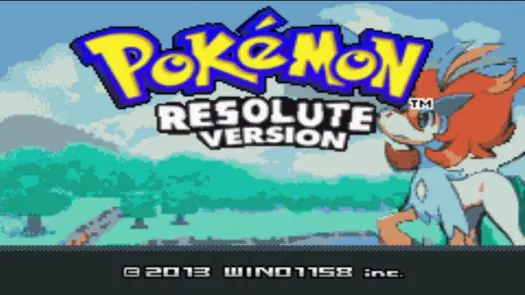 Pokemon Resolute Version game