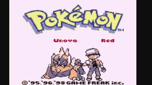 Pokemon Unova Red game