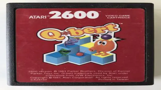 Q-bert (1988) (Atari) game