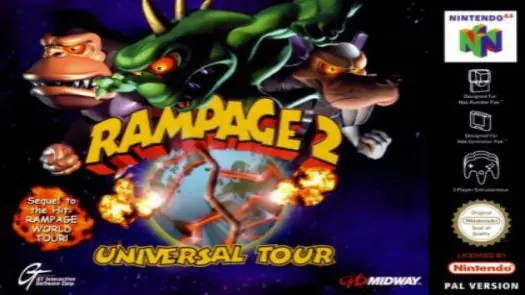 Rampage 2 - Universal Tour (E) game