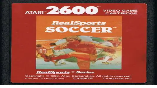 RealSports Soccer (1983) (Atari) game