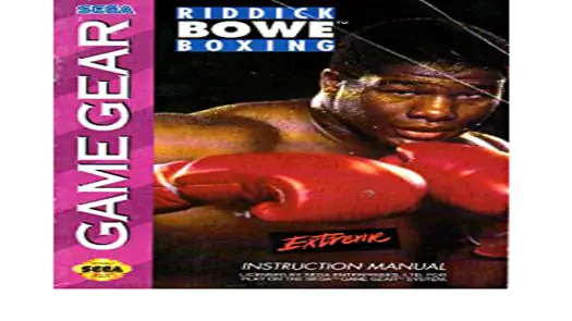 Riddick Bowe Boxing game