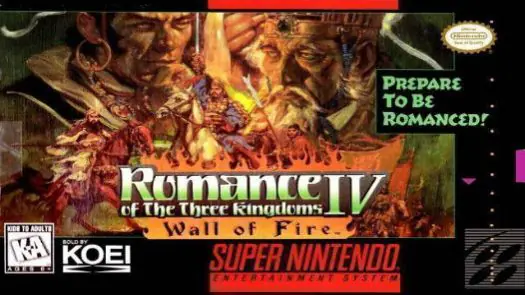 Romance Of The Three Kingdoms IV - Wall Of Fire game