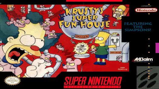 Simpsons, The - Krusty's Super Fun House [a1] (E) game