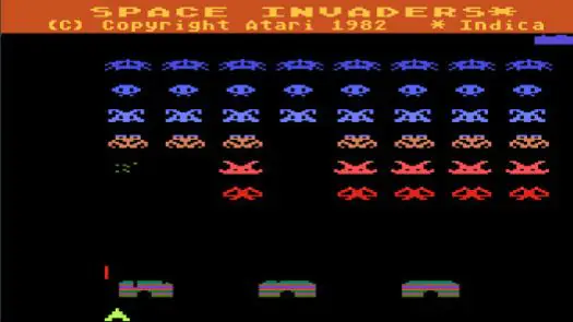 Space Invaders (1982) (Atari) game