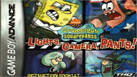 Spongebob SquarePants - Lights, Camera, Pants! (E) game