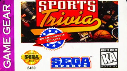 Sports Trivia game