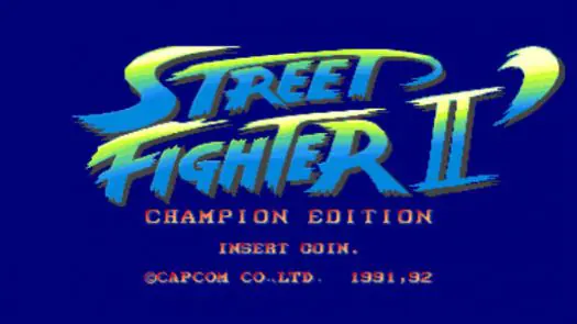 Street Fighter II - Champion Edition game