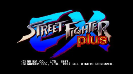 Street Fighter EX Plus (USA 970407) game