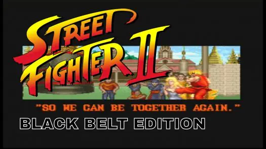 Street Fighter II Black Belt Edition (Hack) game