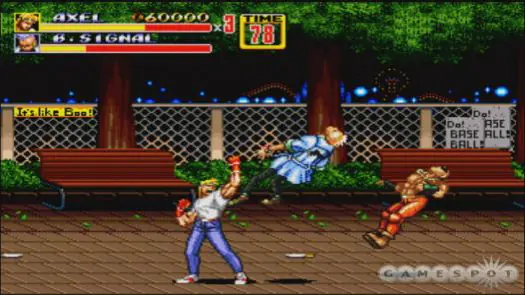 Streets of Rage II (Mega Play) game