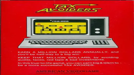 Tax Avoiders (1982) (American Videogame) game