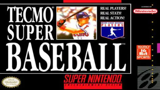 Tecmo Super Baseball game