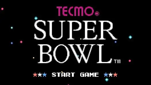 Tecmo Super Bowl game