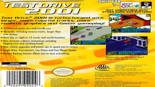 Test Drive 2001 game