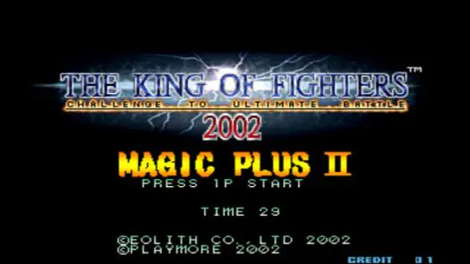 The King of Fighters 2002 Plus (set 2, bootleg) game