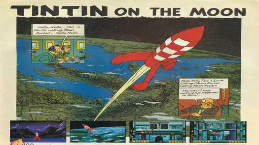 Tintin On The Moon game