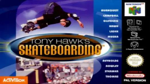 Tony Hawk's Skateboarding (E) game