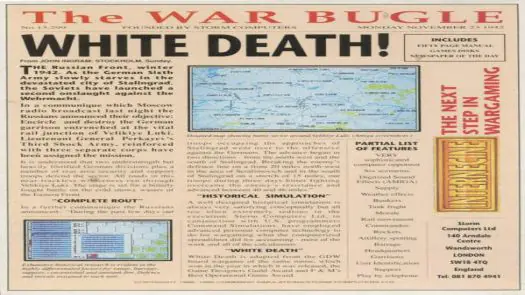 White Death - Battle For Velikiye Luki, November 1942 game