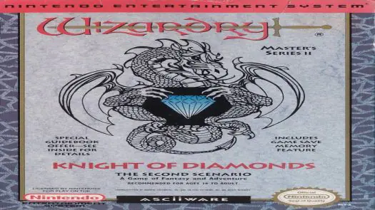 Wizardry - The Knight Of Diamonds game